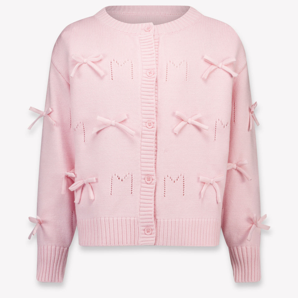 MonnaLisa Kids Girls Cardigan In Light Pink