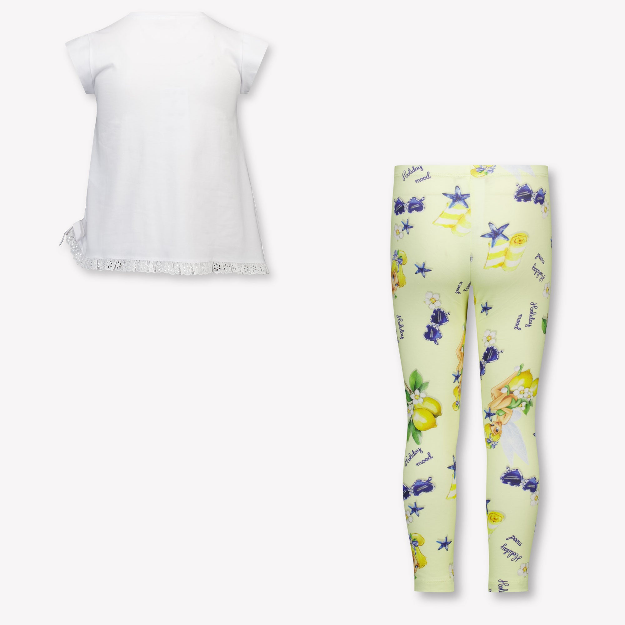 MonnaLisa Kids Girls Set In White