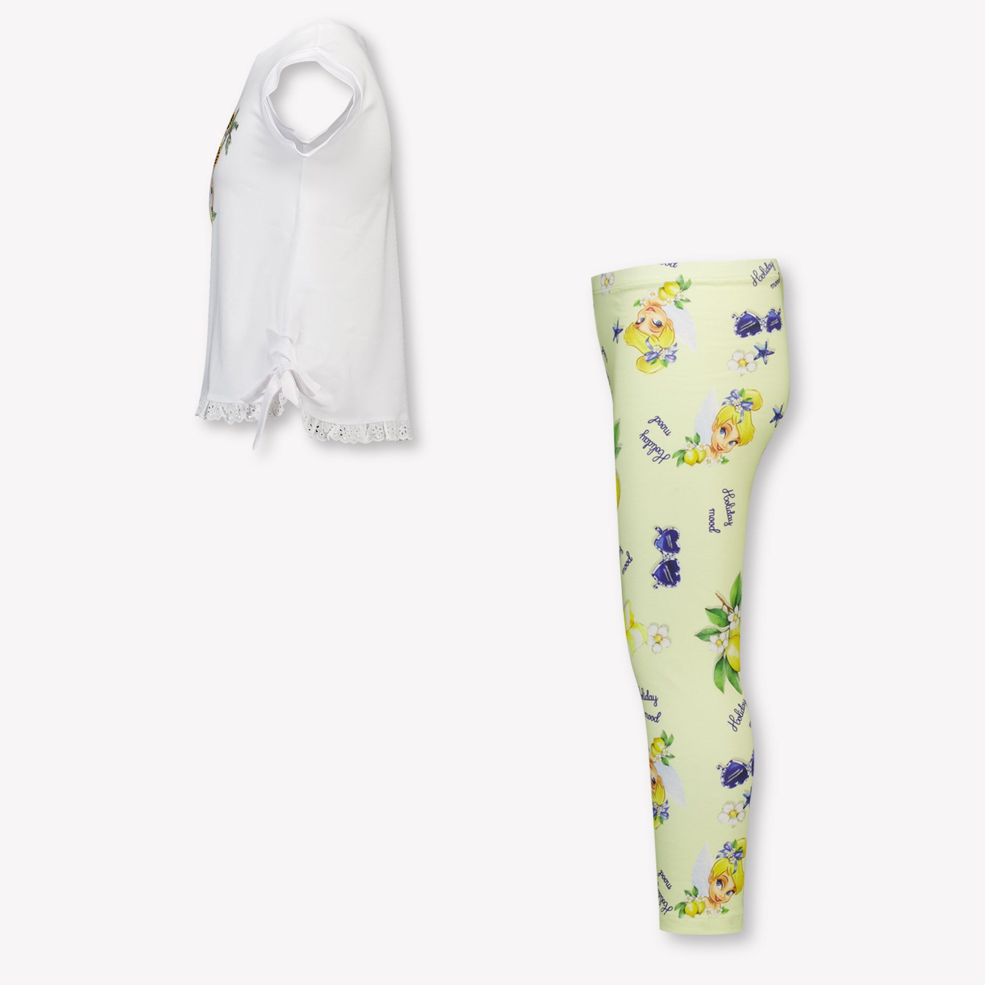 MonnaLisa Kids Girls Set In White