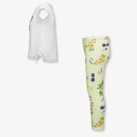 MonnaLisa Kids Girls Set In White