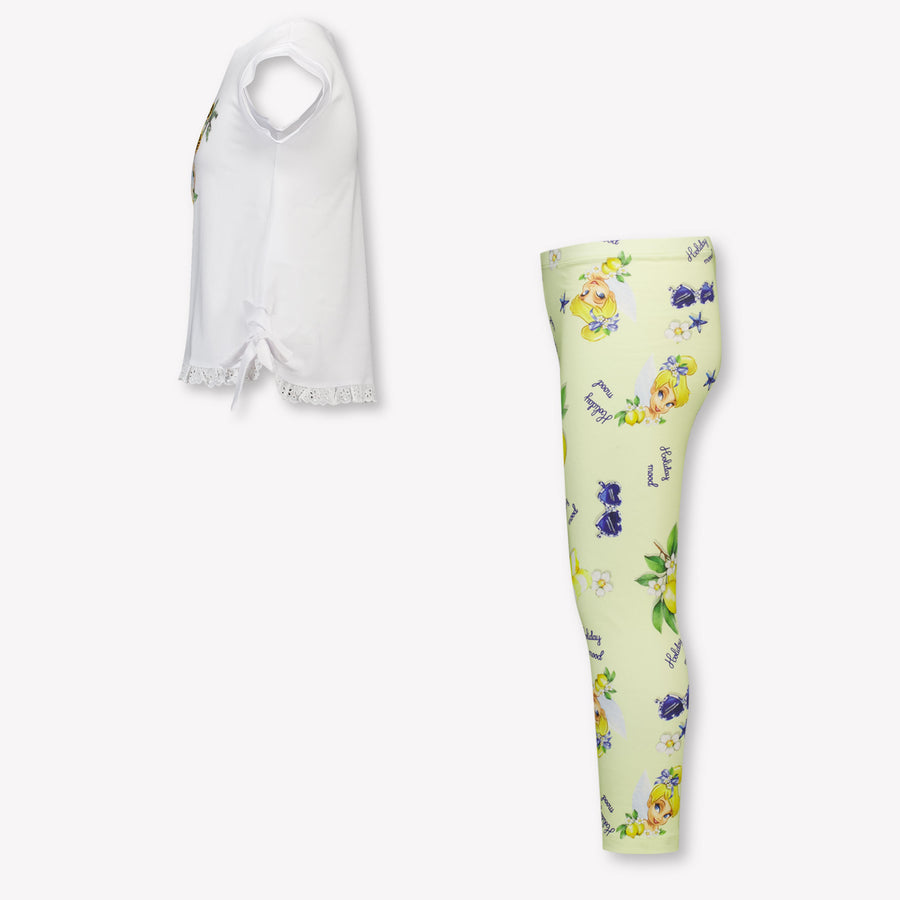 MonnaLisa Kids Girls Set In White
