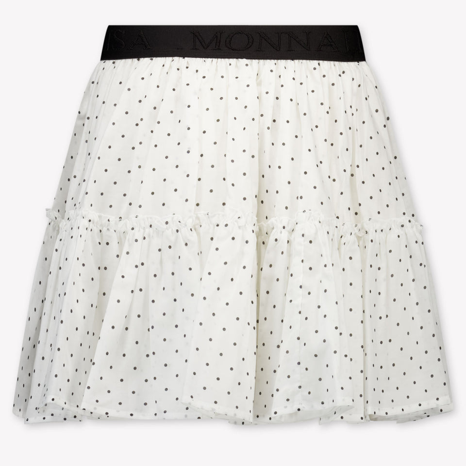 MonnaLisa Kinder Meisjes Rokje In Wit