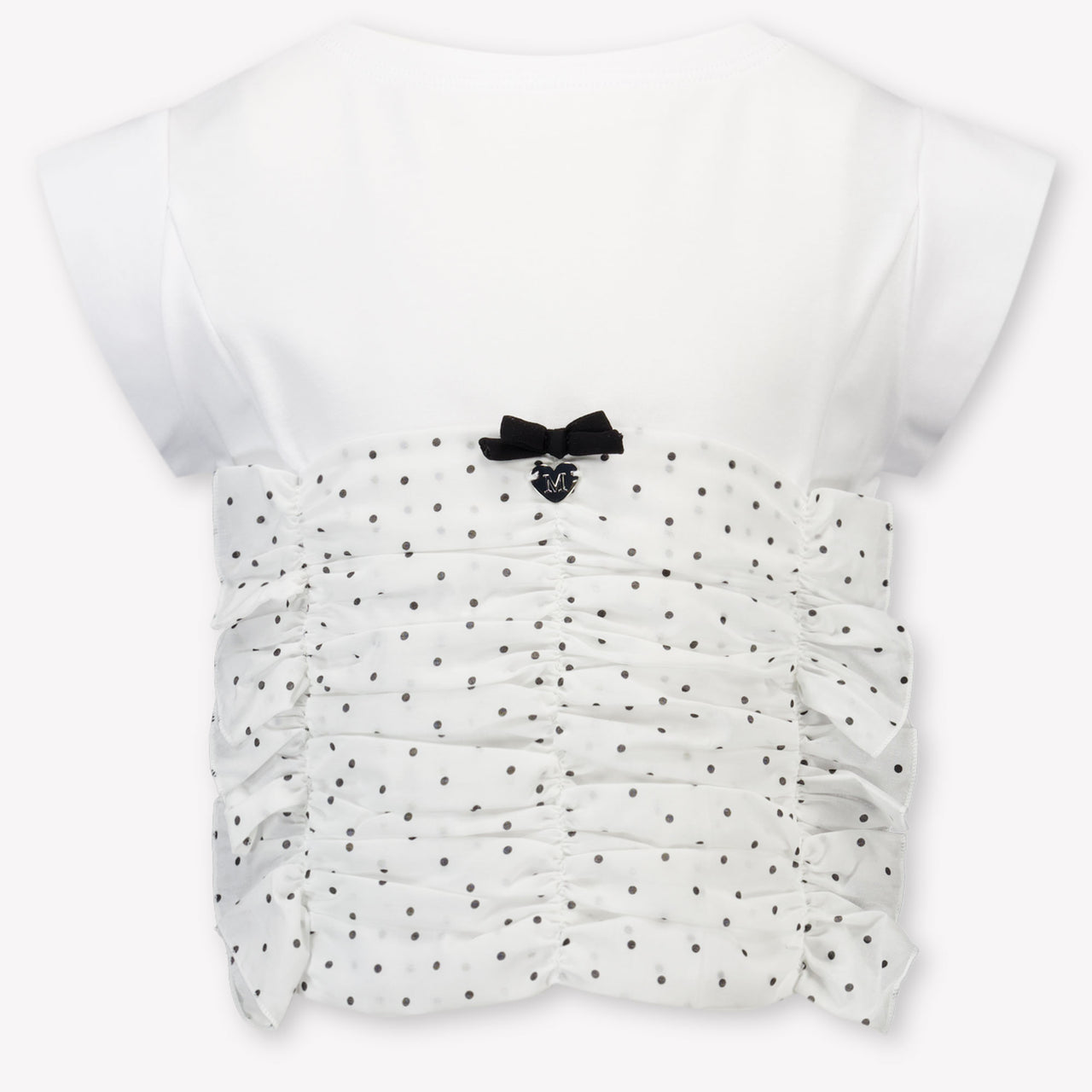 MonnaLisa Kinder Meisjes T-Shirt In Wit