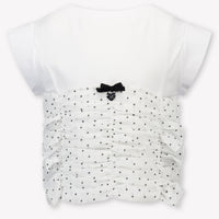 MonnaLisa Kinder Meisjes T-Shirt In Wit