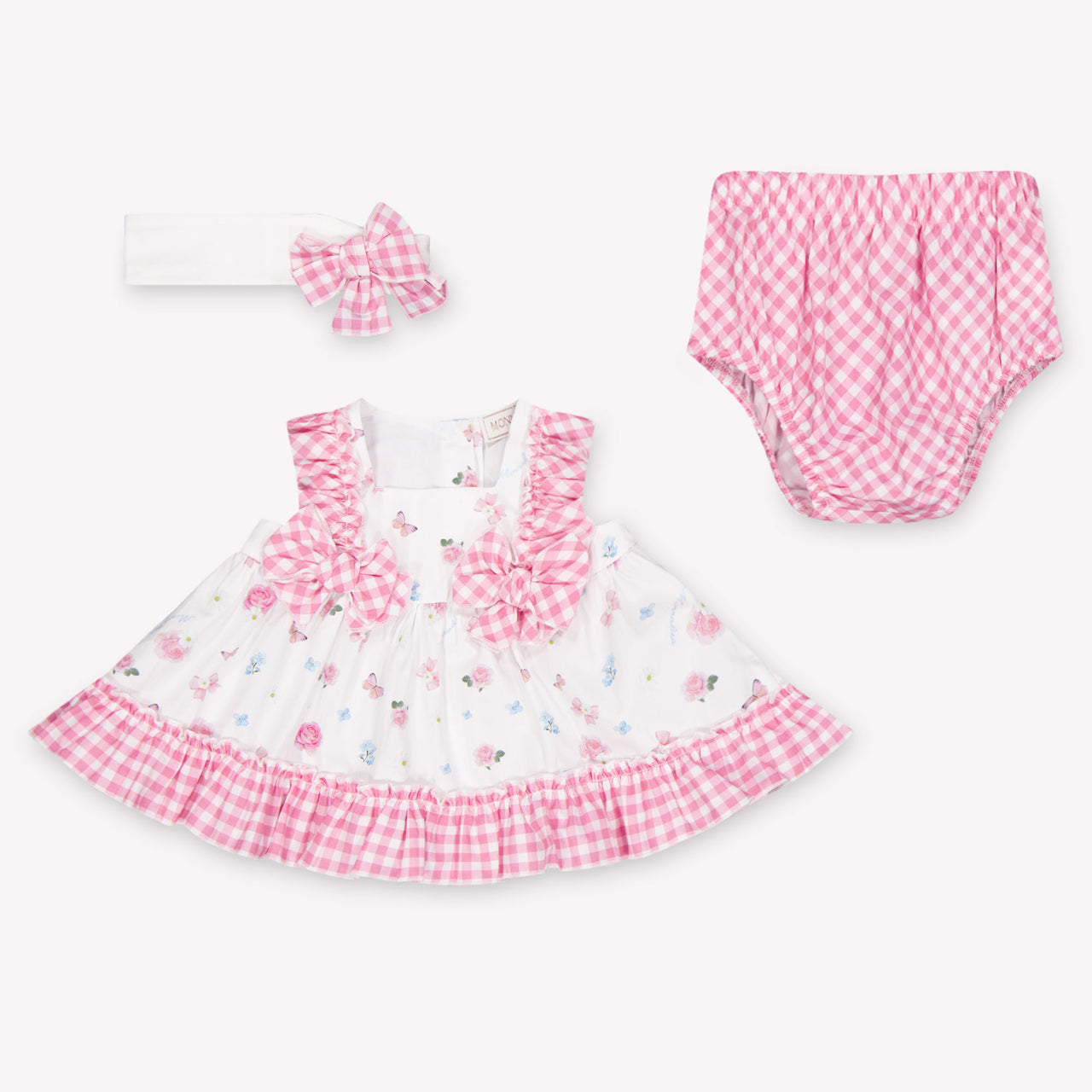MonnaLisa Baby Meisjes Setje In Licht Roze