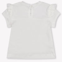 MonnaLisa Baby Girls T-Shirt In OffWhite