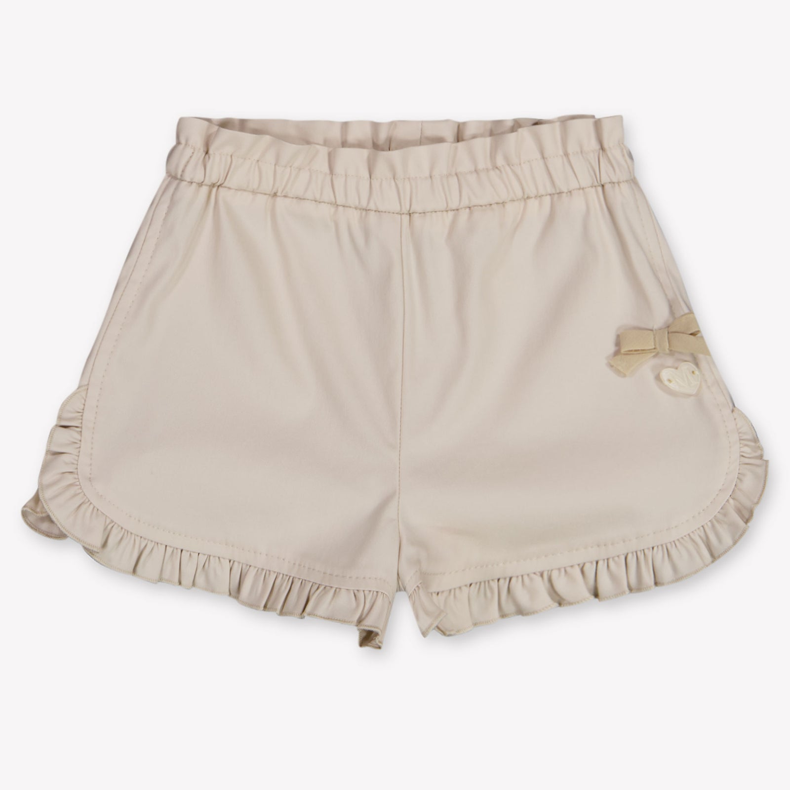 MonnaLisa Baby Girls Shorts In Beige