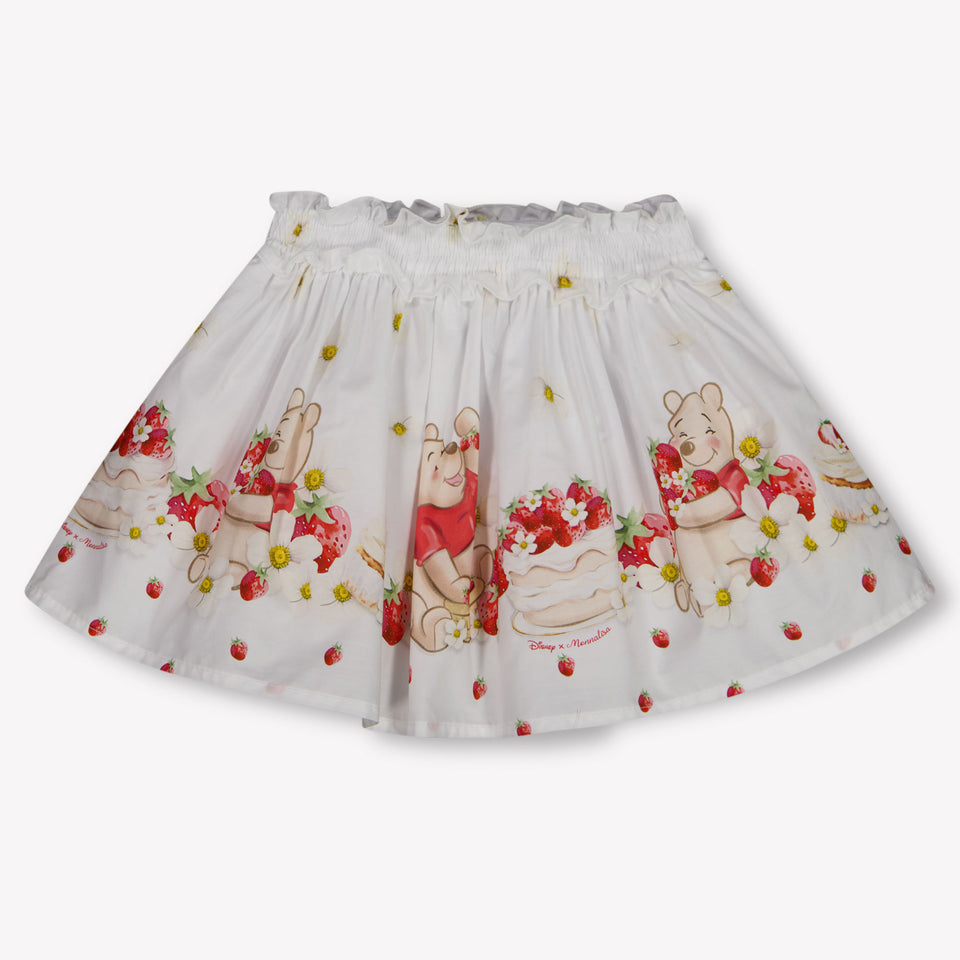 MonnaLisa Baby Girls Skirt In White