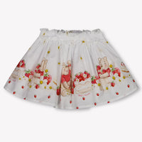 MonnaLisa Baby Girls Skirt In White