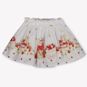 MonnaLisa Baby Girls Skirt In White