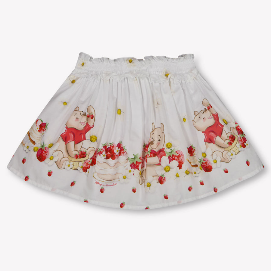 MonnaLisa Baby Girls Skirt In White