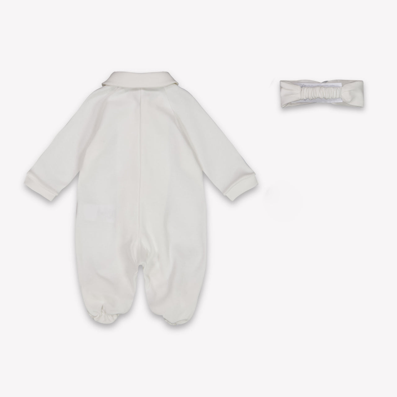 MonnaLisa Baby Girls Playsuit In White