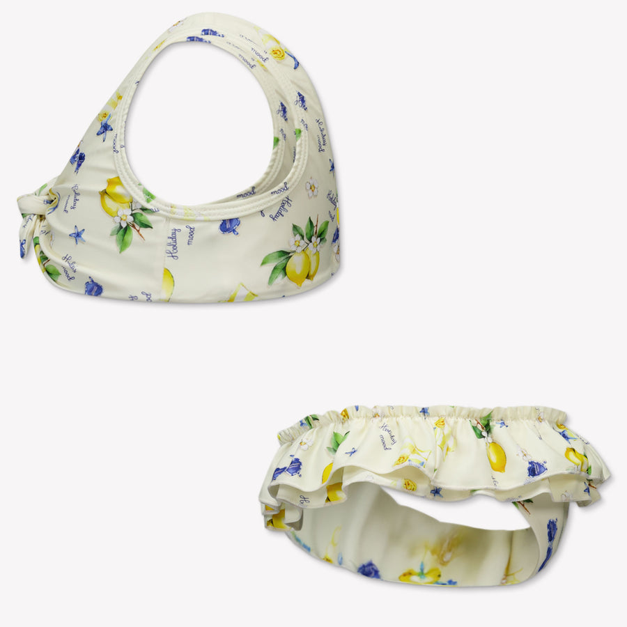 MonnaLisa Kids Girls Swimwear In Yellow