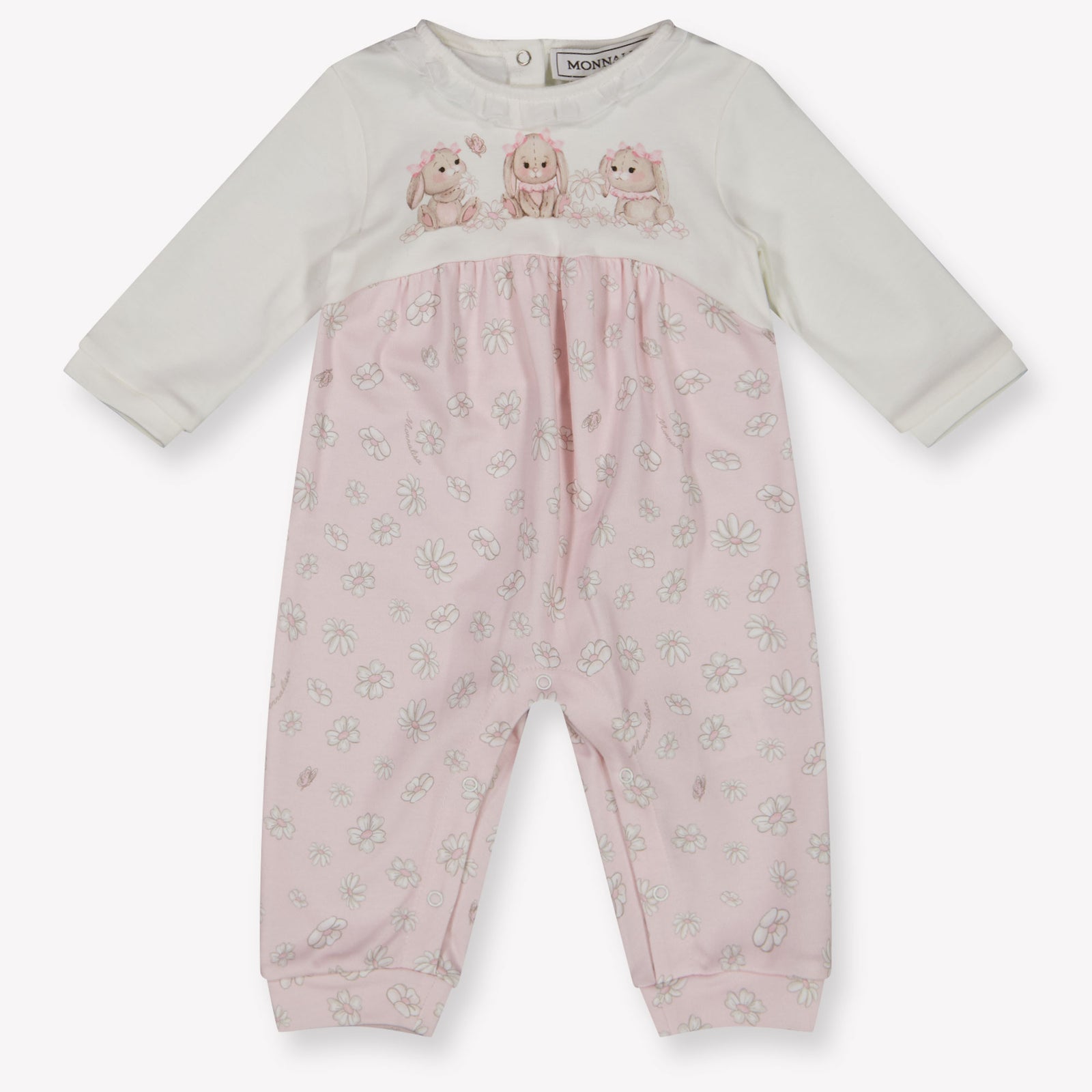 MonnaLisa Baby Girls Playsuit In Light Pink