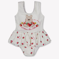 MonnaLisa Baby Meisjes Zwemkleding In Wit