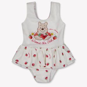 MonnaLisa Baby Meisjes Zwemkleding In Wit