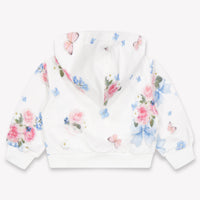 MonnaLisa Baby Meisjes Joggingpak In Wit