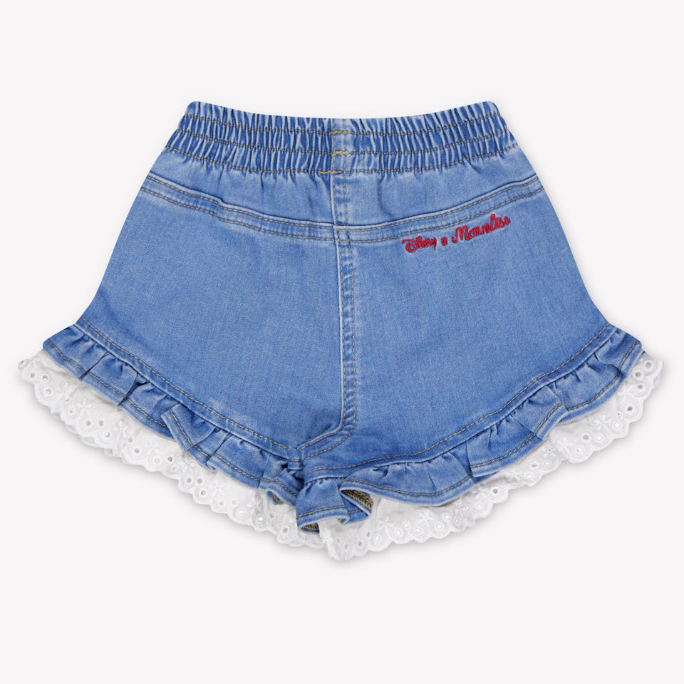 MonnaLisa Baby Meisjes Shorts In Jeans
