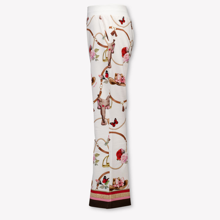 MonnaLisa Kinder Meisjes Broek In Off White
