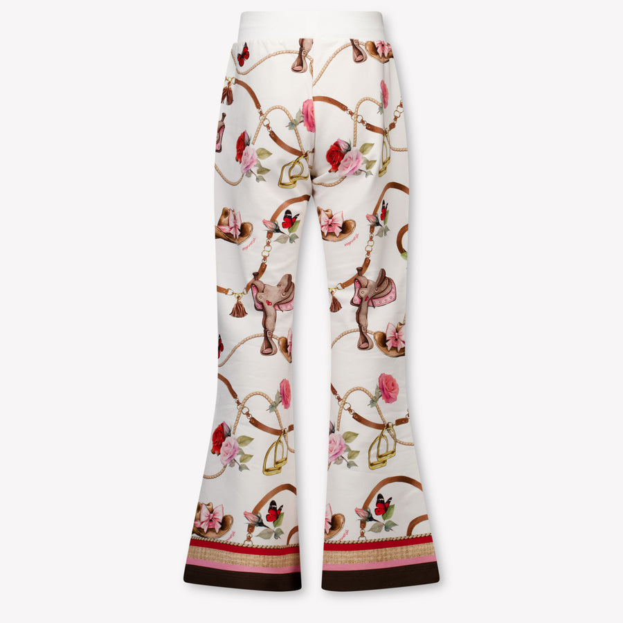 MonnaLisa Kinder Meisjes Broek In Off White