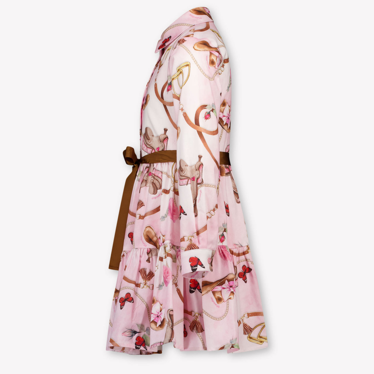 MonnaLisa Kids Girls Dress In Light Pink