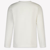 MonnaLisa Kinder Meisjes T-Shirt In Off White