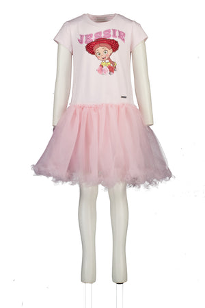 MonnaLisa Kids Girls Dress In Light Pink