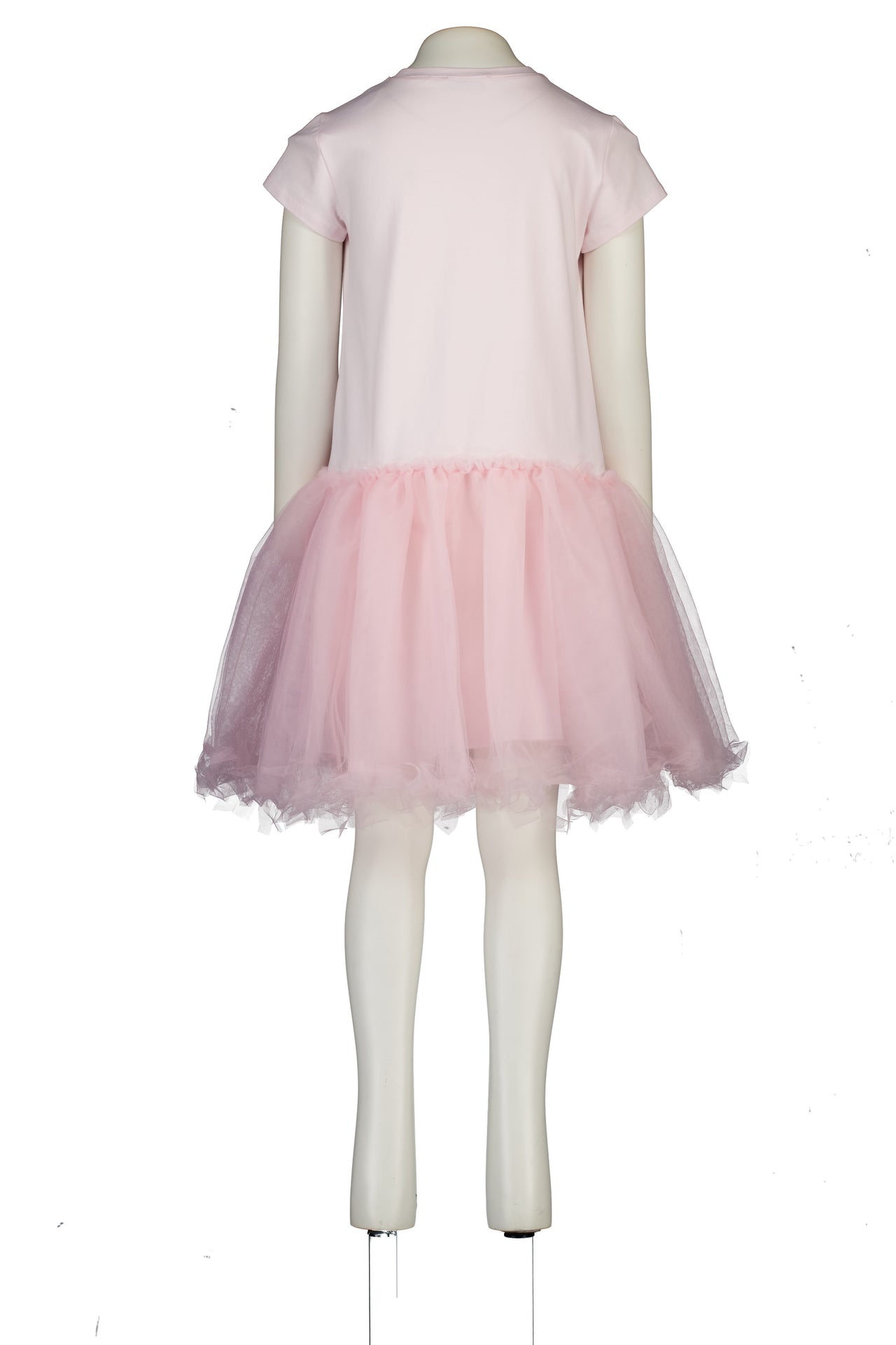 MonnaLisa Kids Girls Dress In Light Pink