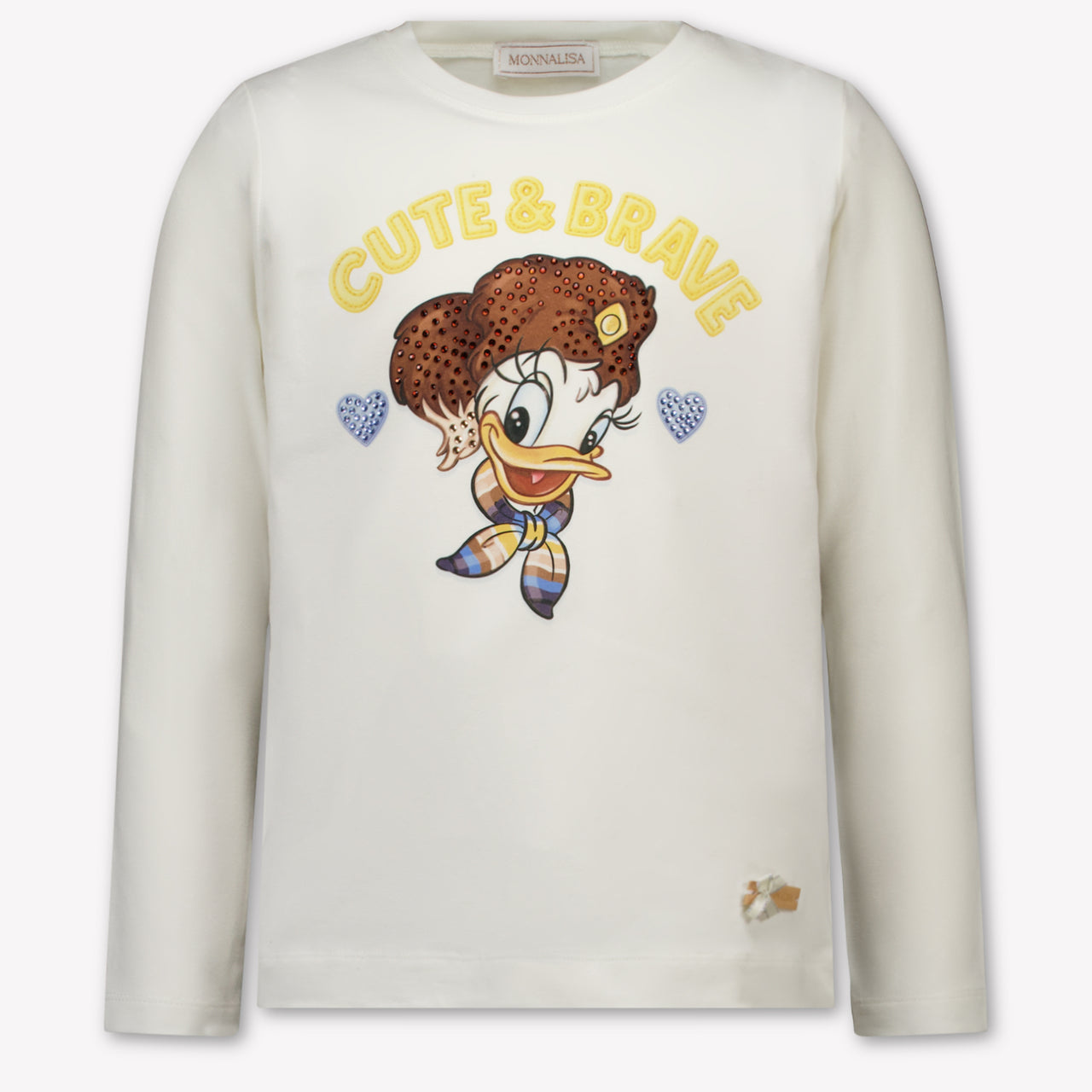 MonnaLisa Kids Girls T-Shirt In OffWhite