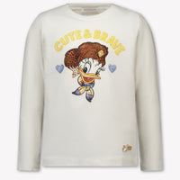 MonnaLisa Kids Girls T-Shirt In OffWhite