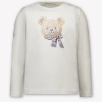 MonnaLisa Kids Girls T-Shirt In OffWhite
