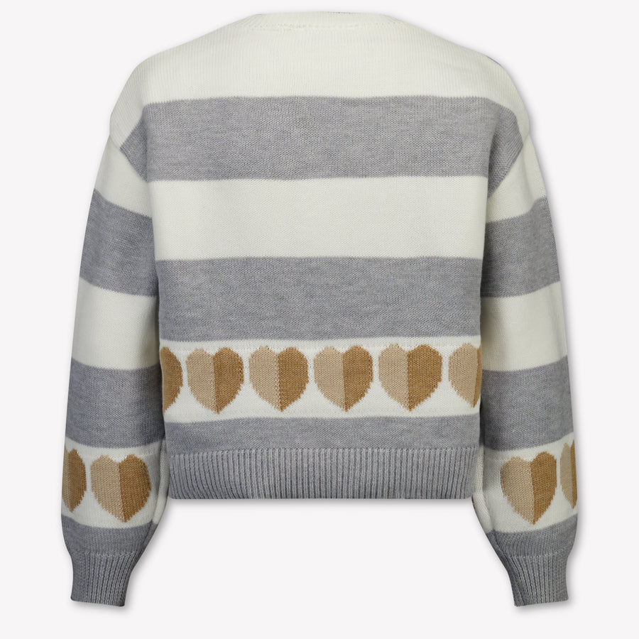 MonnaLisa Kids Girls Sweater In Beige