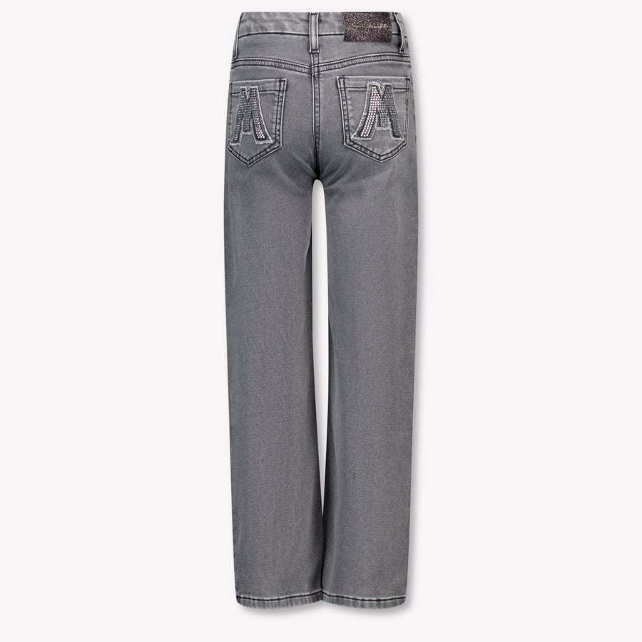 MonnaLisa Kids Girls Jeans In Gray
