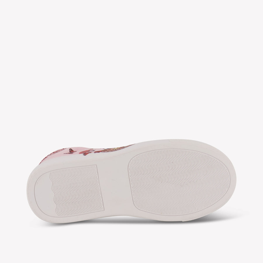 MonnaLisa Girls Sneakers In Light Pink