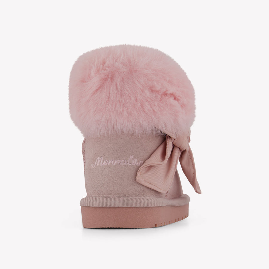 MonnaLisa Girls Boots In Light Pink