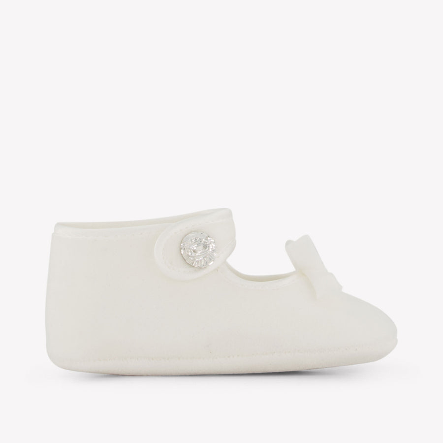MonnaLisa Baby Girls Shoes in Off-White