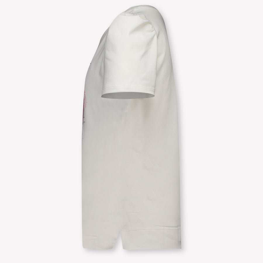 MonnaLisa Kids Girls T-Shirt In OffWhite