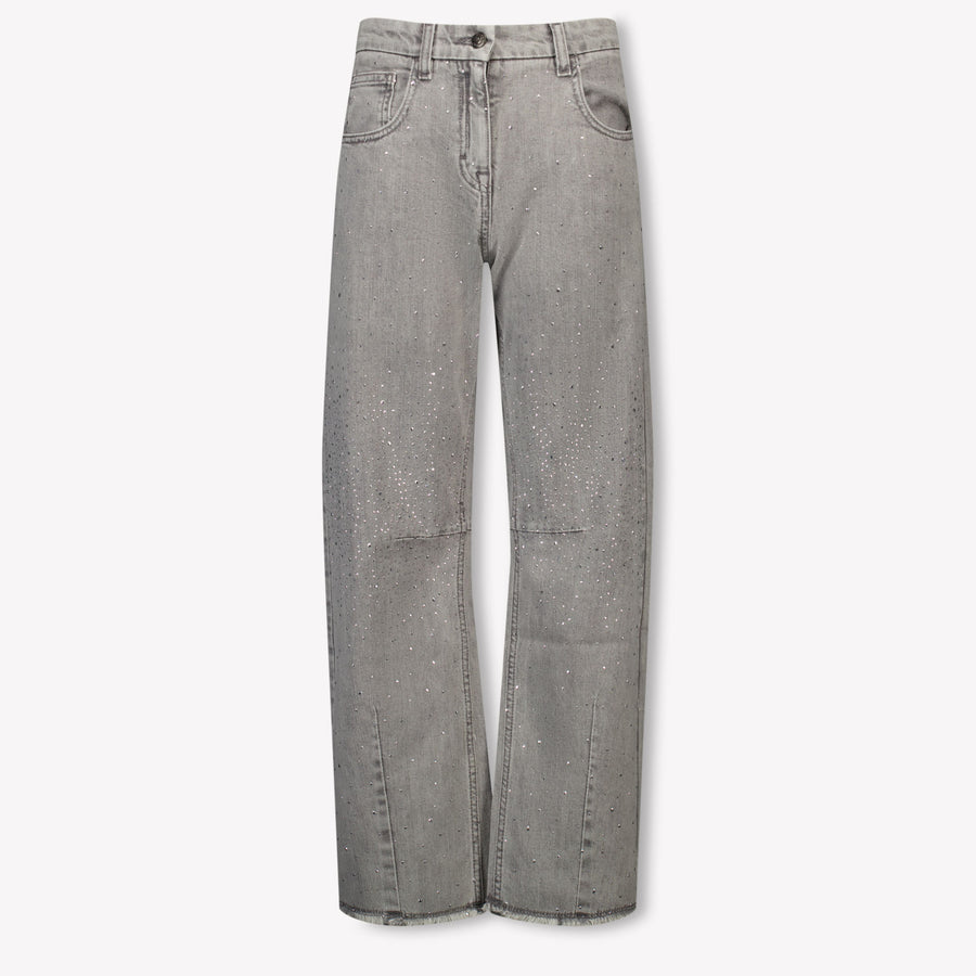 MonnaLisa Girls Jeans in Light Grey