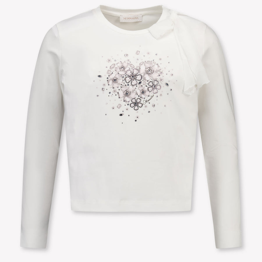 MonnaLisa Girls T-Shirt in Off-White