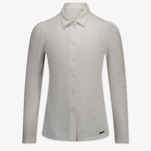 MonnaLisa Kids Girls Blouse In OffWhite