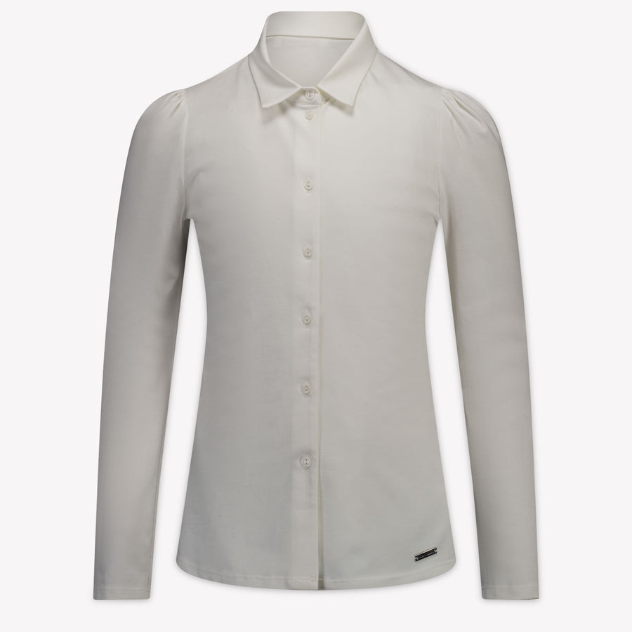 MonnaLisa Kids Girls Blouse In OffWhite