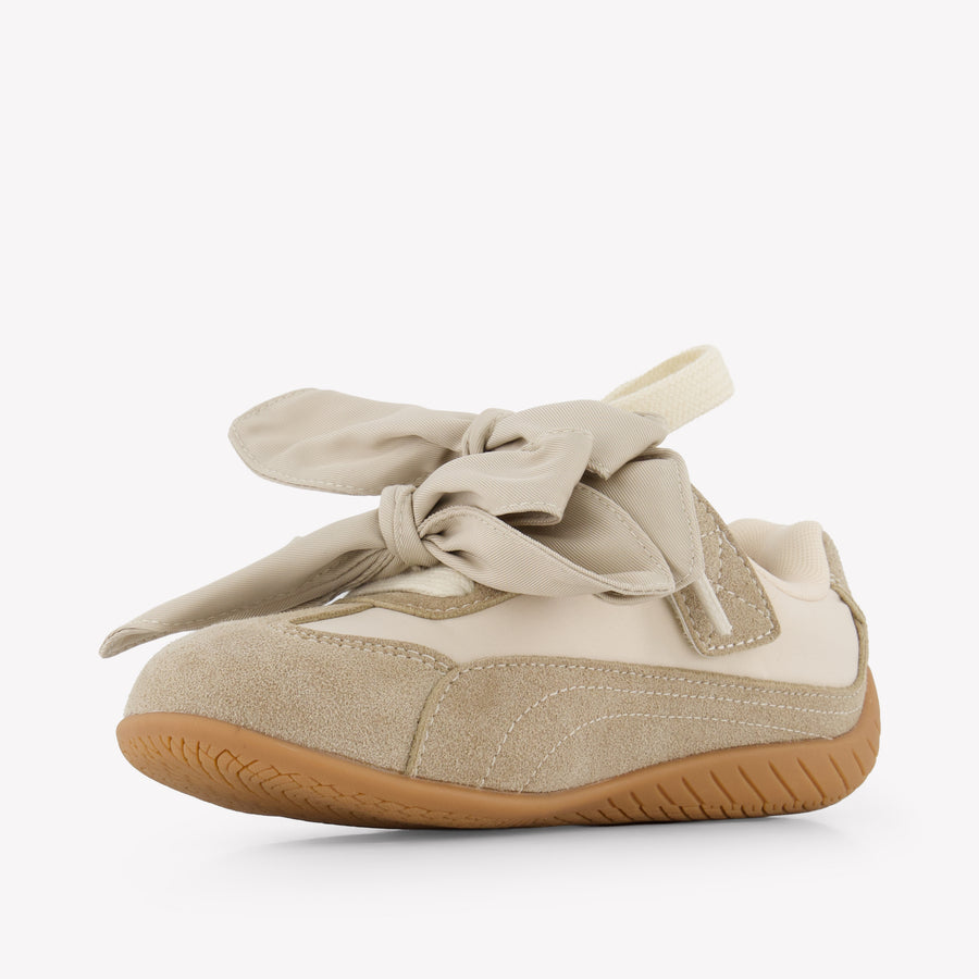 MonnaLisa Kinder Meisjes Sneakers In Beige