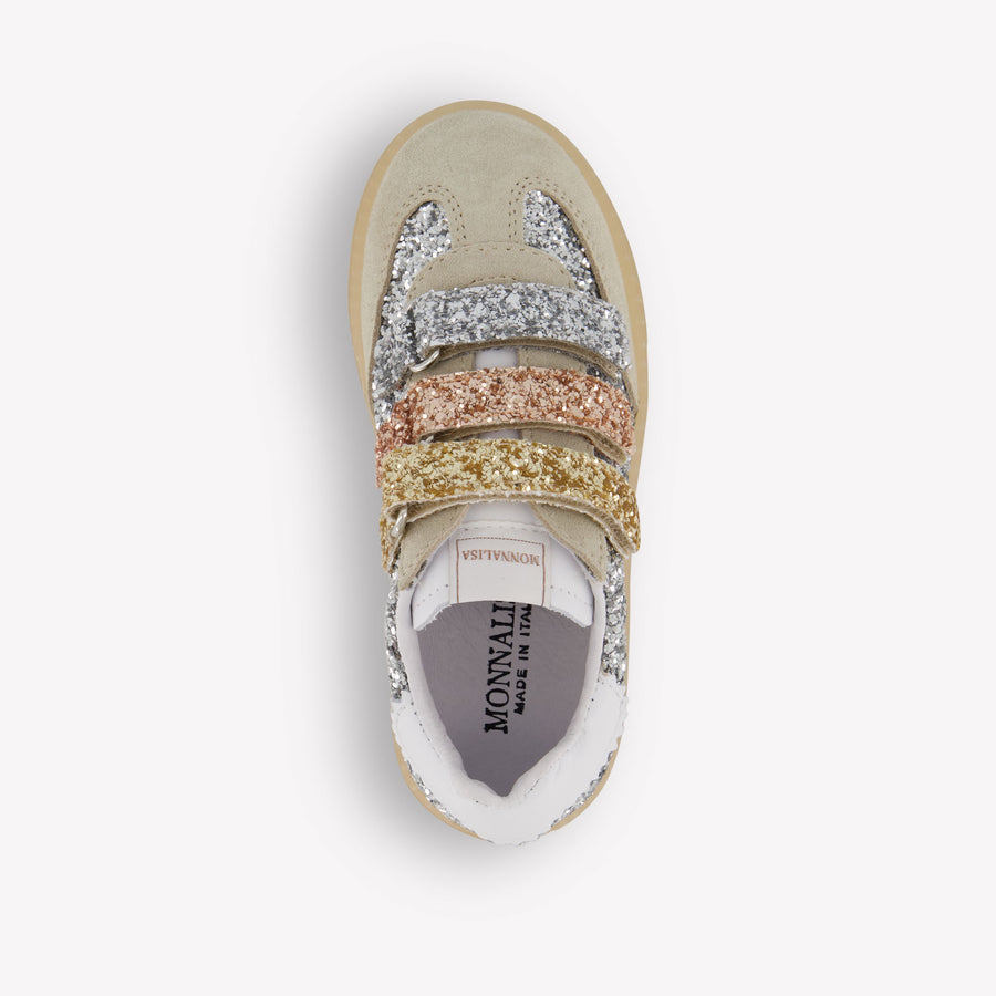 MonnaLisa Girls Sneakers In Silver