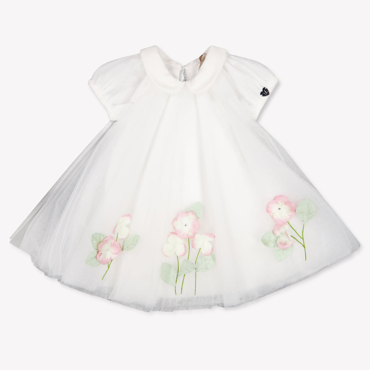 MonnaLisa Baby Meisjes Jurk In Off White