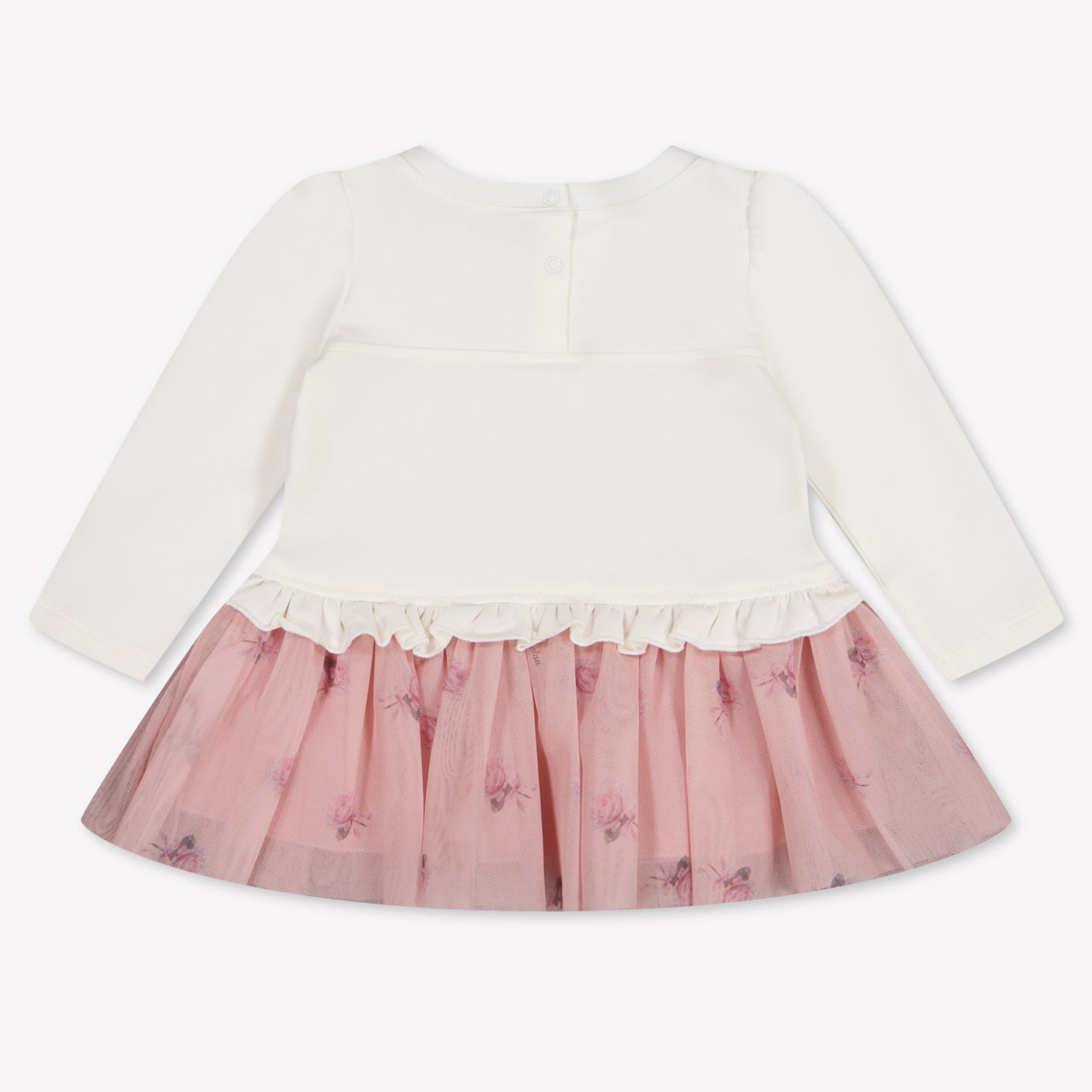 MonnaLisa Baby Girls Dress In OffWhite