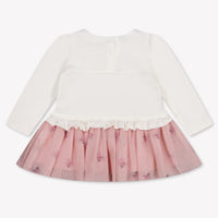 MonnaLisa Baby Girls Dress In OffWhite