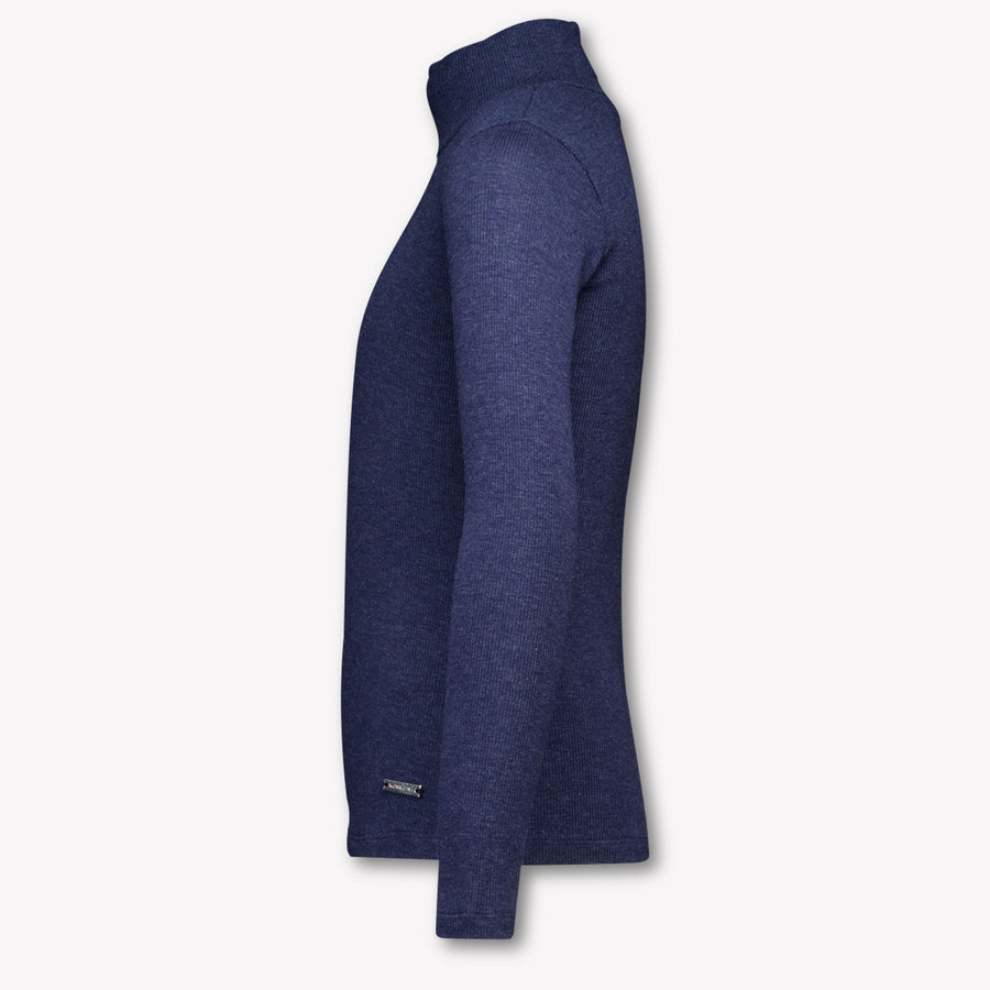 MonnaLisa Kinder Meisjes T-Shirt In Navy