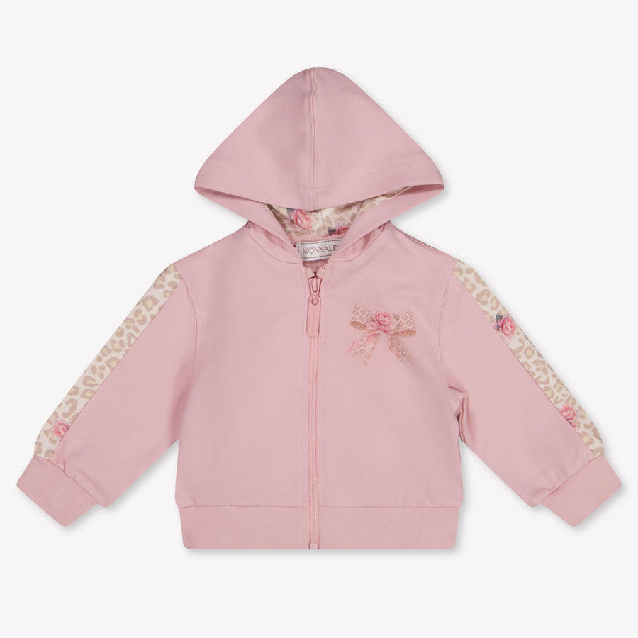 MonnaLisa Baby Girls Cardigan In Light Pink