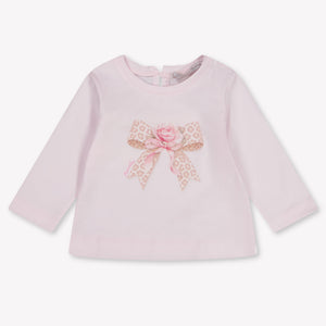 MonnaLisa Baby Girls T-Shirt In Light Pink