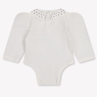 MonnaLisa Baby Girls Romper In OffWhite